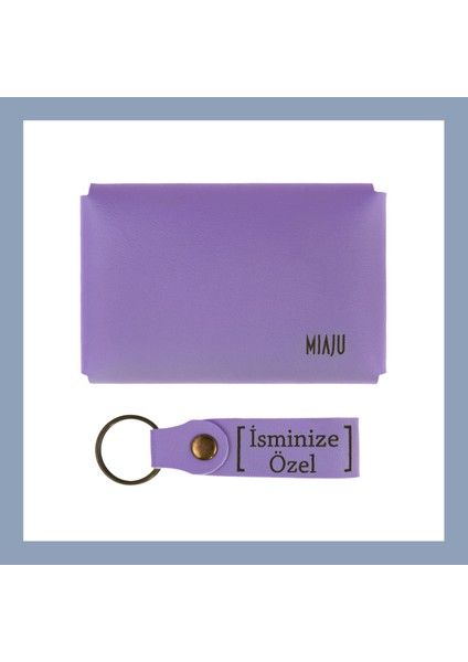 Mor Menekşe, Kişiye Özel Hediye Takımı, Unutulmaz Hatıralık Cüzdan ve Anahtarlık Set, Mutlu Hisset fiyatları