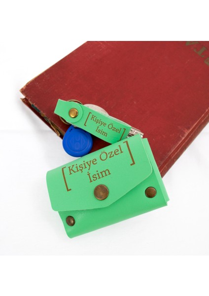 Fıstık Yeşil, Kişiye Özel Cüzdan ve Anahtarlık Seti, Değerli Dosta, Sevdiğine Zarif indirimleri