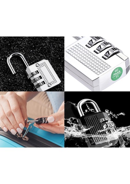 20 mm. Şifreli Valiz Kilidi - Seyahat Bavul Kilidi - Çanta Kilidi - Asma Kilit - Şifreli Seyahat Kilidi - Dolap Kilidi - Şifreli Kilit - Padlock fırsatları