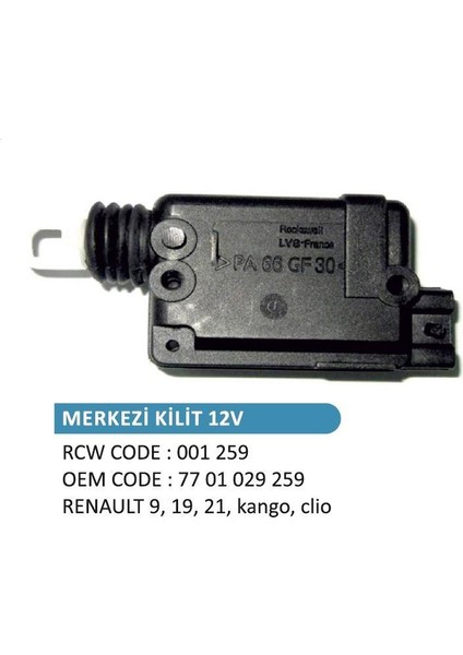 Kapı Kilit Motoru R9 19 21 Kango Clio Merkezi Kilit Motoru