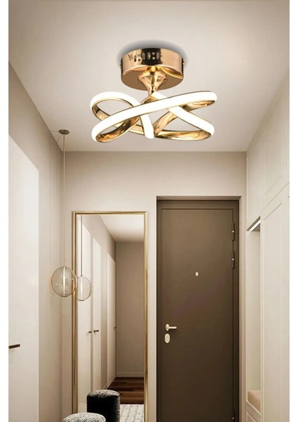 Vino riserva model gold kaplama metal salon mutfak oturma yatak odası modern led plafonyer avize