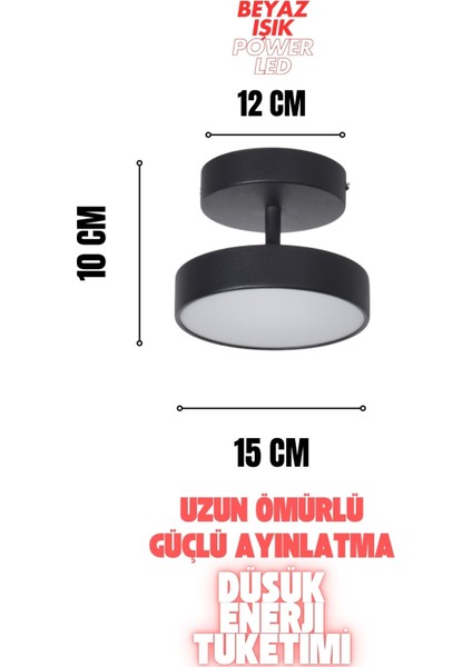 Tual modern hol antre yatak odası giyinme odası mutfak beyaz ışık ledli siyah renk tekli led avize fiyatları