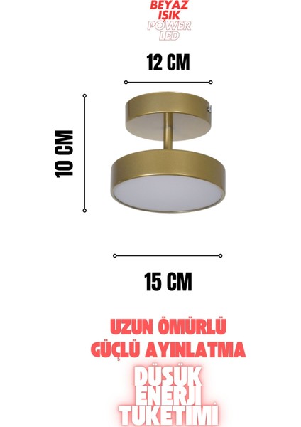 Tual modern hol antre yatak odası giyinme odası mutfak beyaz ışık ledli eskitme renk tekli led aviz