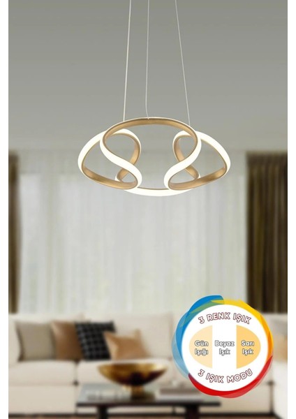 Led avize 3 renk küçük dron toplu eskitme renk (salon,mutfak,yatak odası,koridor)