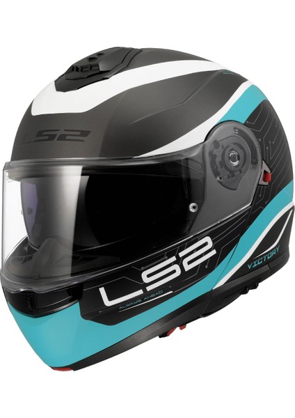 Strobe 2 Vıctory Metal Mavi Çene Açılır Motosiklet Kaskı