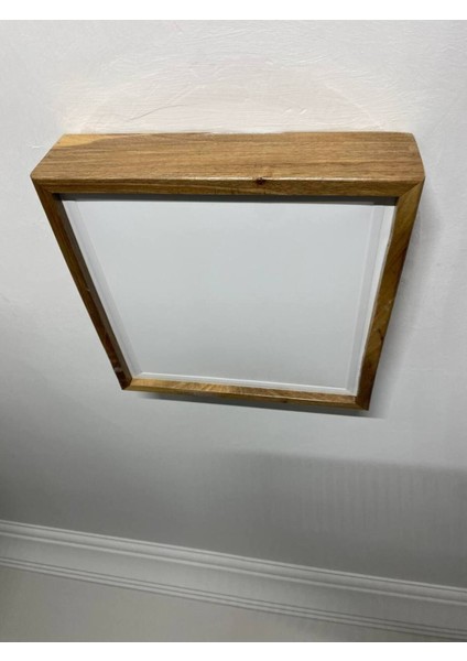 Ahşap çerçeve tavan led aydınlatma avize 30*30 cm salon yatak odası mutfak 6500k beyaz ışık kare