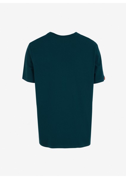 Bisiklet Yaka Yeşil Erkek T-Shirt M1012001A8UM_DUO Vıntage Logo T Shı fırsatları