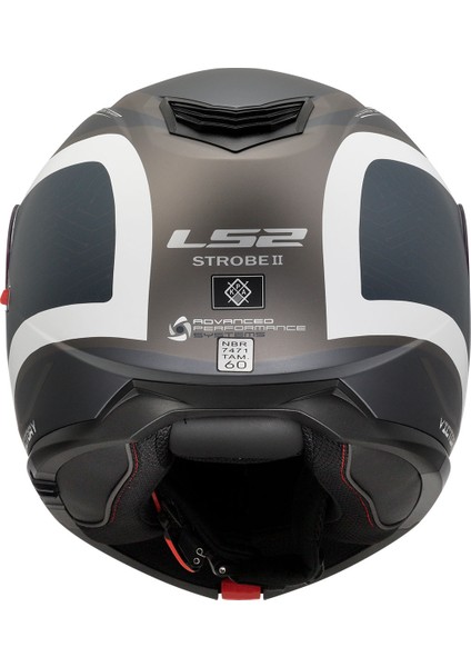 Strobe 2 Vıctory Çene Açılır Motosiklet Kaskı Gri-Mavi-Kum