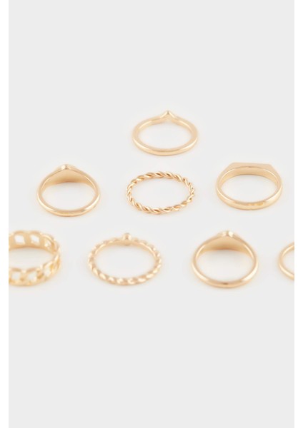 Kadın 8'li Gold Küpe E4489AXNS modelleri