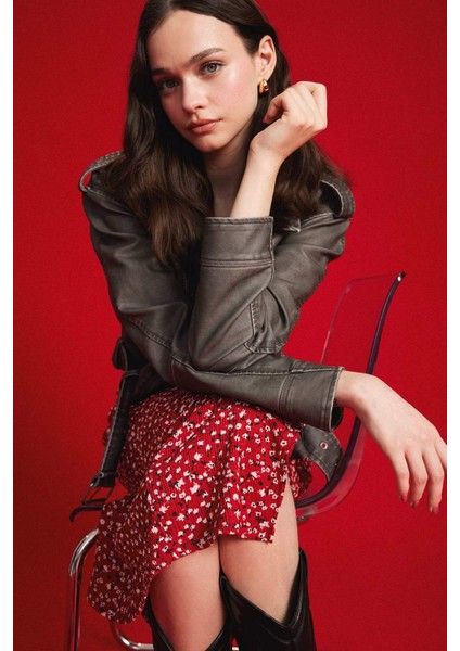 Kadın 3'lü Kırmızı Taşlı Küpe E4066AXNS fırsatları