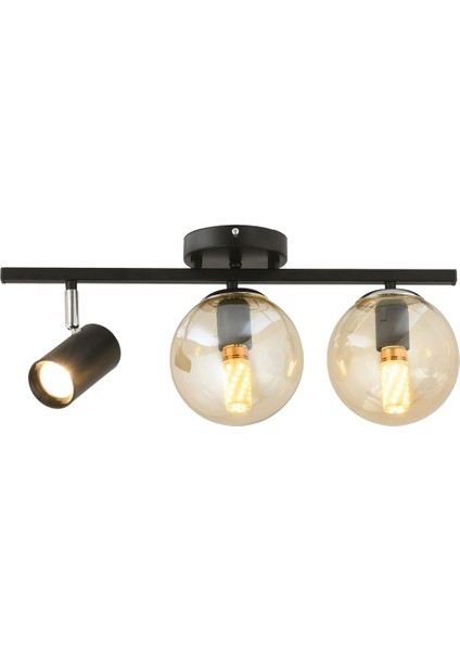 Alen 3 lü modern (bal camlı) salon yemek masası üstü hol yatak odası avize