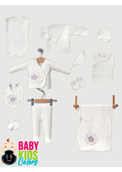 Hastahane Çıkışı Nakışlı Taşlı 11'li Yeni Doğan Zıbın Set fiyatları