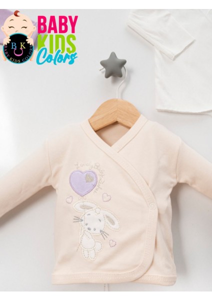 Lüks Tavşan Nakışlı Yeni Doğan Hastane Çıkış 10'lu Zıbın Seti (Kutulu) modelleri