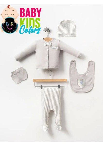 Lüks Papyon Çizgili Yeni Doğan Hastane Çıkış 10'lu Zıbın Seti (Kutulu) fırsatları