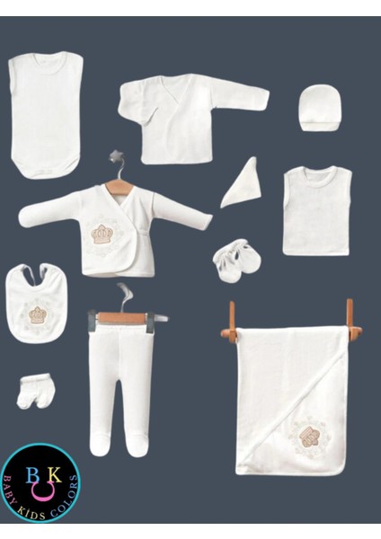 Hastahane Çıkışı Nakışlı Taşlı 11'li Yeni Doğan Zıbın Set fırsatları