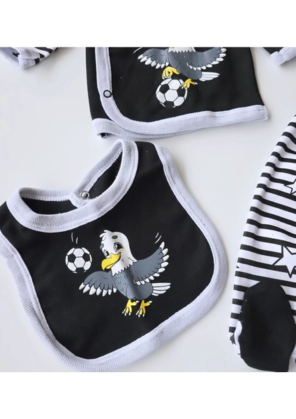 Yeni Doğan Bebek Zıbın Takımı 5 Parça %100 Pamuk