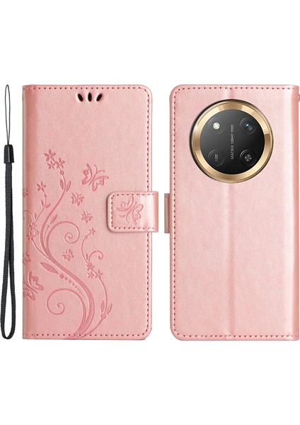 Honor Magic7 Lite 5g Pu Deri Telefon Cüzdan Kılıfı Kayış (Yurt Dışından)