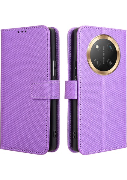 Honor Magic7 Lite 5g Pu Deri Cüzdan Telefon Kılıfı (Yurt Dışından)