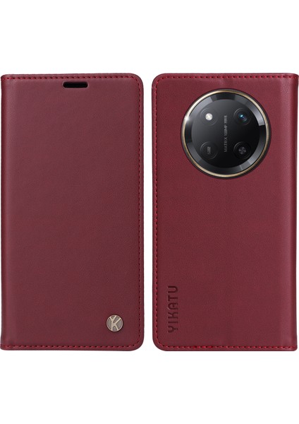 Honor Magic7 Lite 5g Cüzdan Kılıf Kart Yuvası Standı Deri Telefon Kapağı (Yurt Dışından)