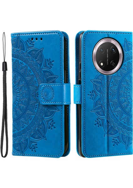 Honor Magic7 Lite 5g Pu Deri Cüzdan Halkalı Telefon Kılıfı Kapağı (Yurt Dışından)