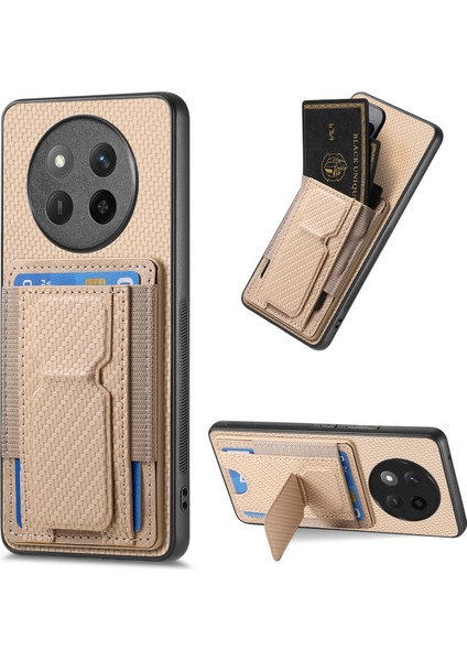 Honor Magic7 Lite 5g Kart Tutucu Deri + Tpu Kickstand Telefon Kapağı (Yurt Dışından)