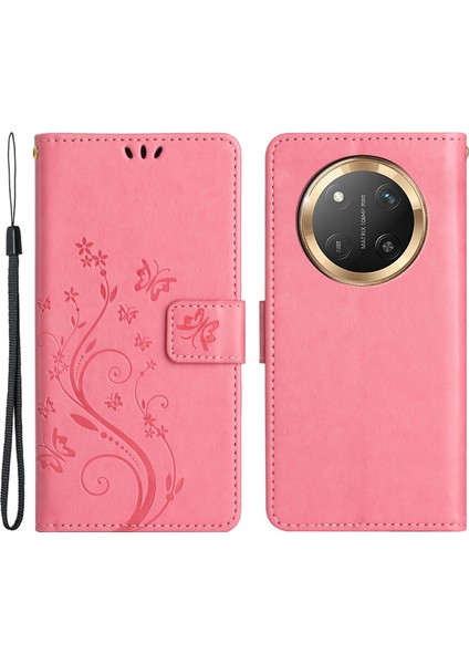 Honor Magic7 Lite 5g Pu Deri Telefon Cüzdan Kılıfı Kayış (Yurt Dışından)