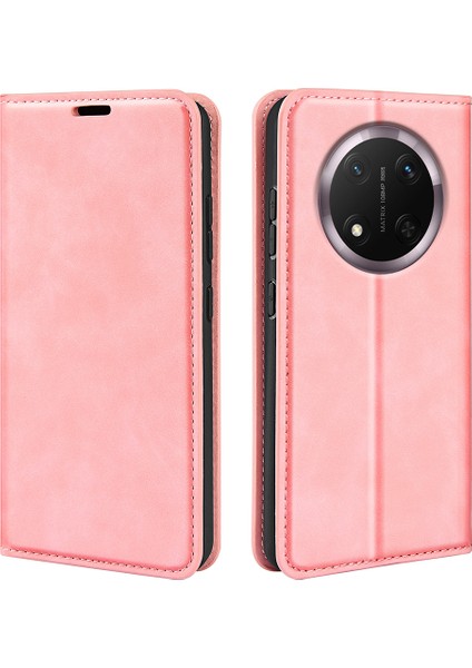 Honor Magic7 Lite 5g Cilt Dokunmatik Deri Cüzdan Telefon Kapağı (Yurt Dışından)