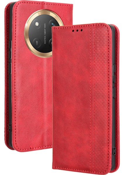 Honor Magic7 Lite 5g Cüzdan Standı Retro Doku Telefon Kapağı (Yurt Dışından)