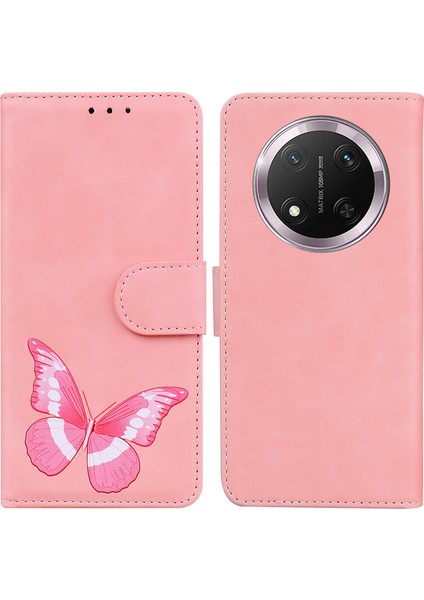 Honor Magic7 Lite 5g Standlı Kılıf Pu Deri Telefon Kapağı (Yurt Dışından)