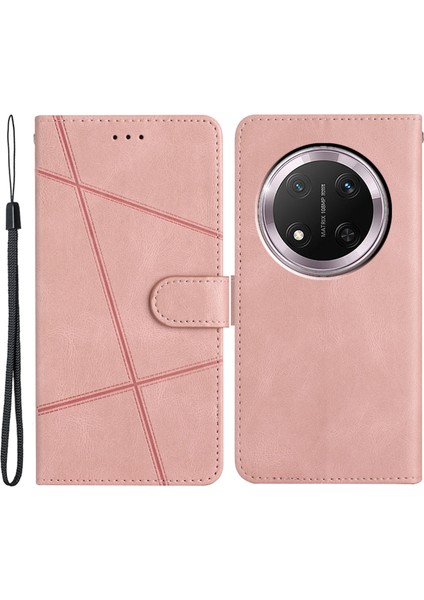 Honor Magic7 Lite 5g Crazy Horse Doku Pu Deri Cüzdan Halkalı Telefon Kılıfı Kapağı (Yurt Dışından)
