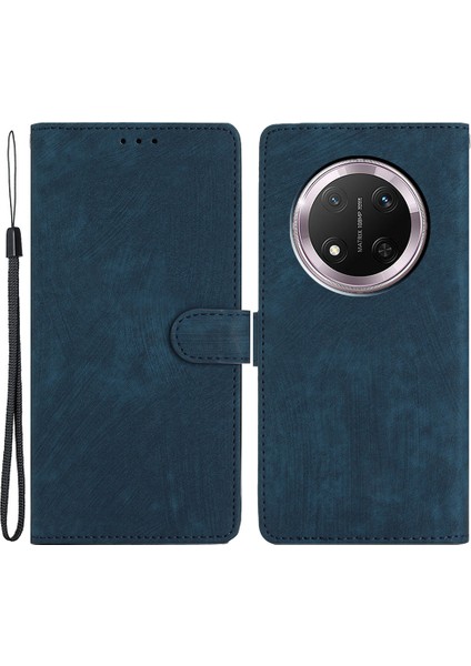 Honor Magic7 Lite 5g Cilt Dokunmatik Pu Deri Telefon Kılıfı Kart Pıhtıları ile Standı (Yurt Dışından)