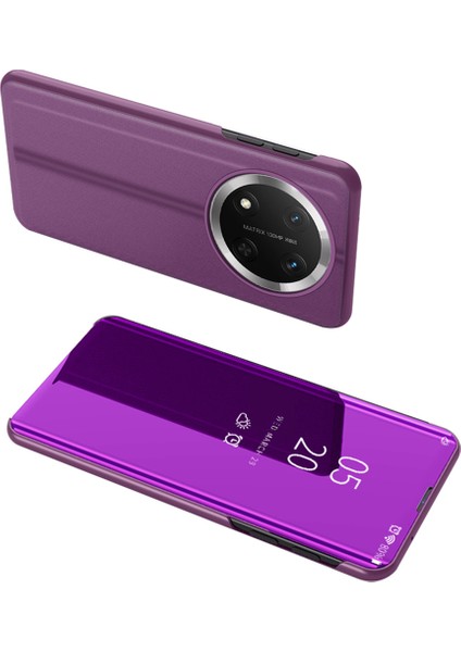 Honor Magic7 Lite 5g Görünüm Penceresi Standı Deri Flip Telefon Kapağı (Yurt Dışından)