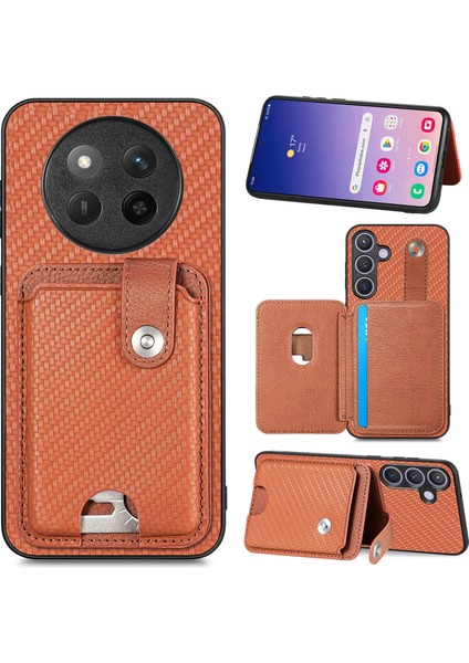 Honor Magic7 Lite 5g Kart Yuvaları Kickstand Telefon Arka Kapak ile Kart Aracı (Yurt Dışından)