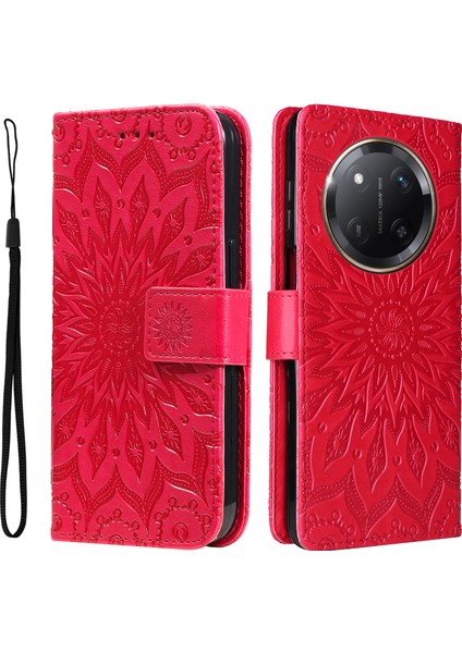 Honor Magic7 Lite 5g Deri Cüzdan Telefon Kılıfı (Yurt Dışından)