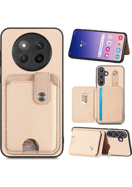 Honor Magic7 Lite 5g Kart Yuvaları Kickstand Telefon Arka Kapak ile Kart Aracı (Yurt Dışından)