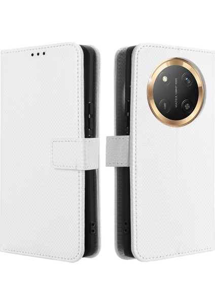 Honor Magic7 Lite 5g Pu Deri Cüzdan Telefon Kılıfı (Yurt Dışından)