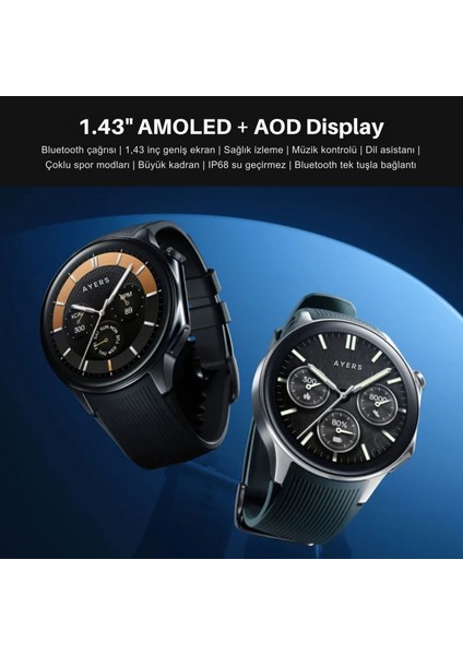 Watch x 3 Kordon Akıllı Saat Akıllı Saat Ios ve Android Uyumlu Yeni Nesil Super Amoled Hd Ekran