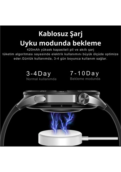 Watch x 3 Kordon Akıllı Saat Akıllı Saat Ios ve Android Uyumlu Yeni Nesil Super Amoled Hd Ekran