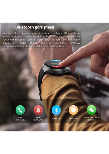 Watch x 3 Kordon Akıllı Saat Akıllı Saat Ios ve Android Uyumlu Yeni Nesil Super Amoled Hd Ekran
