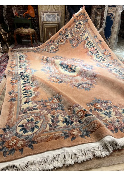 El Dokuma Kabartmalı Çin Halısıdır Ebatı 350X250