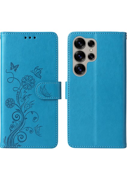 Samsung Galaxy S25 Ultra Deri Kılıf Cüzdan Standı Kapağı (Yurt Dışından)