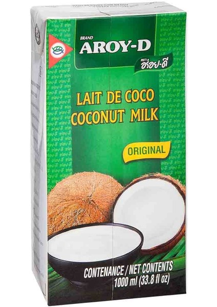 Aroy D Hindistan Cevizi Sütü (Uht) 1000 Ml.