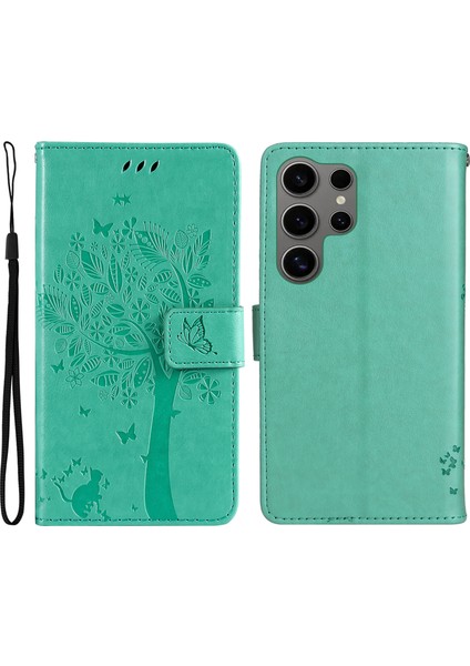 Samsung Galaxy S25 Ultra Flip Deri Telefon Kılıfı (Yurt Dışından)