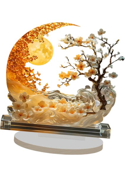 Akrilik Ay Dekorasyonu 2d Üstü Süsleme Ev Için (Yurt Dışından) indirimleri