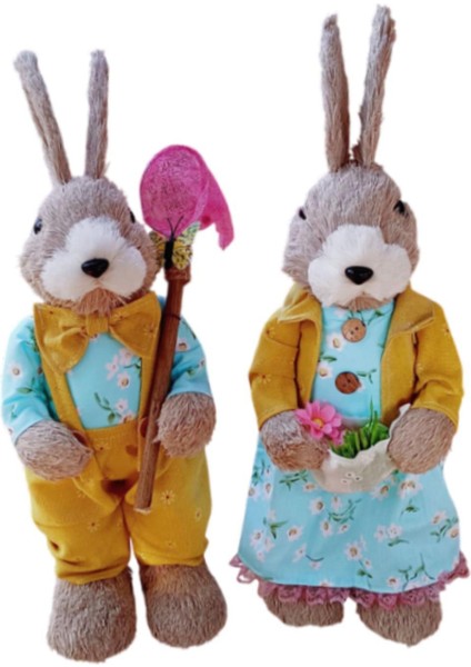 2 Paskalya Çöp Tavşanı Ev I Için Heykelcik Heykelcik (Yurt Dışından) modelleri