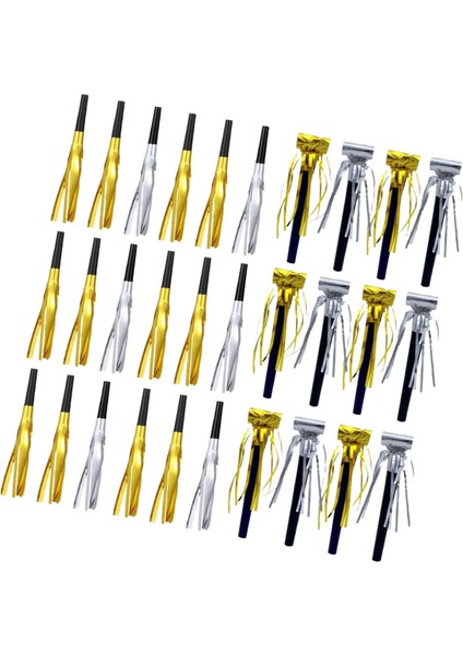 30PCS Party Blowers Yıldönümü Düğün Için Eğlenceli Glitter Gürültü Makinesi (Yurt Dışından) fırsatları