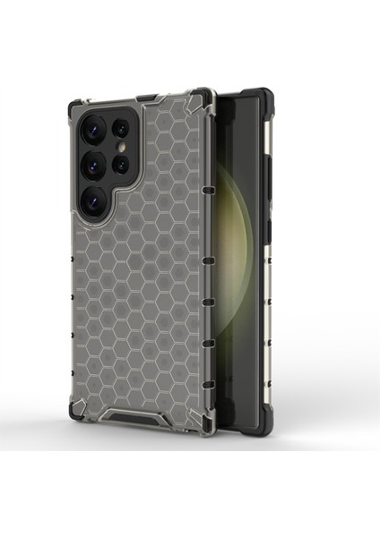 Samsung Galaxy S25 Ultra Pc+Tpu Telefon Kılıfı Petek Şekli (Yurt Dışından)