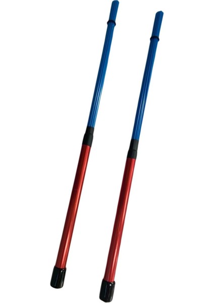 Drum Çubukları Rahat Kulplu Caz Halk Öğrencileri Için 40 cm Uzunlukta Çocuklar Kırmızı Mavi (Yurt Dışından)