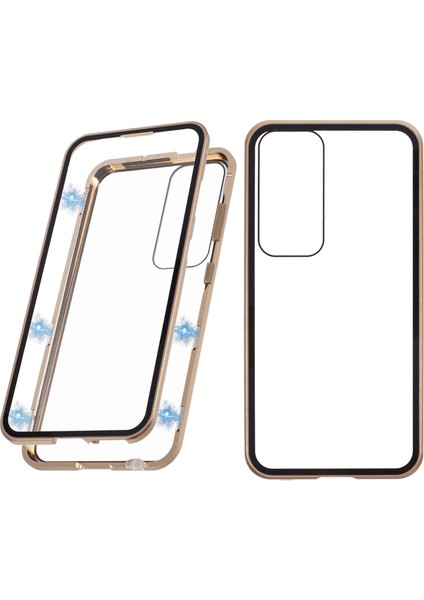 Samsung Galaxy S25 Manyetik Tam Koruma Şeffaf Telefon Kapağı (Yurt Dışından)