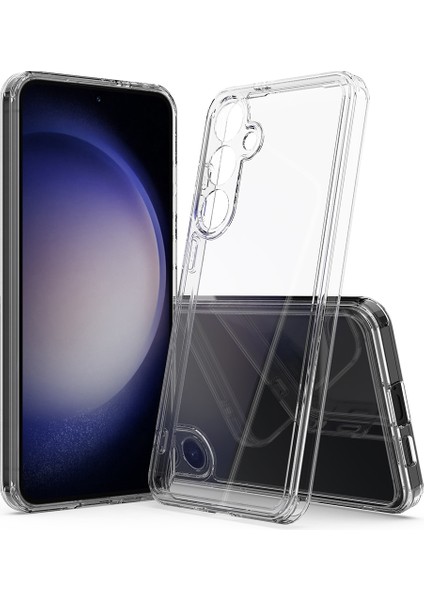 Samsung Galaxy S25 Plus Şeffaf Telefon Kılıfı Tpu + Akrilik Darbeye Dayanıklı Telefon Arka Kapak (Yurt Dışından)